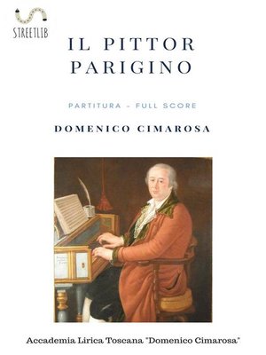 cover image of Il pittor parigino (partitura--Full Score) -